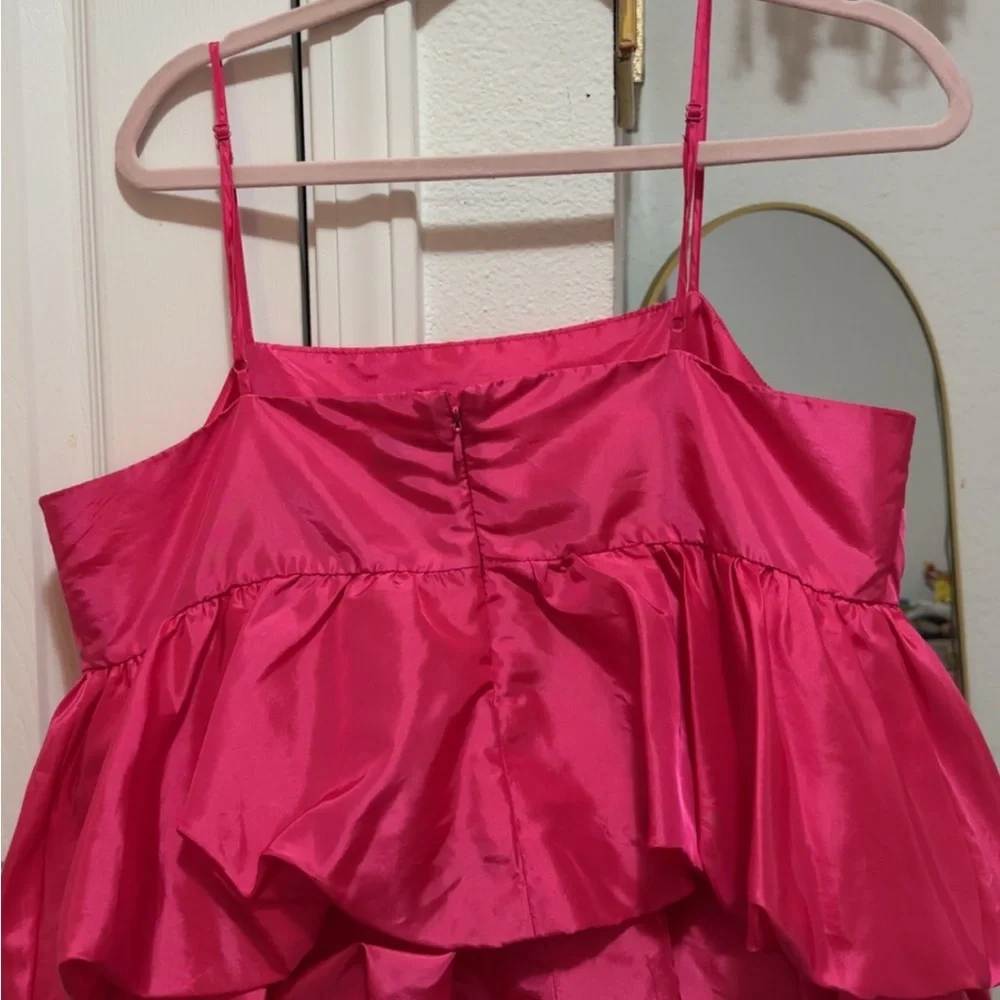 Fuchsia, Tiered Ruffle Top - Picture 3 of 4